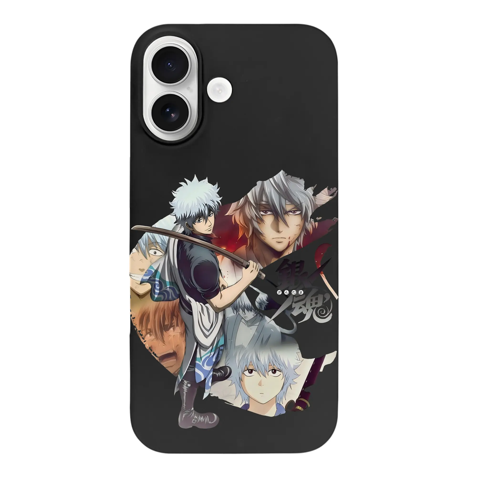 銀魂 グッズ 坂田 銀時 - iPhone 17 シリーズ シリコンケース 薄型 耐衝撃 指紋防止 ソフトタッチカバー 精密フィット 傷防止 保護ケース iPhone 17/17 Air/17 Pro/17 Pro Max 対応